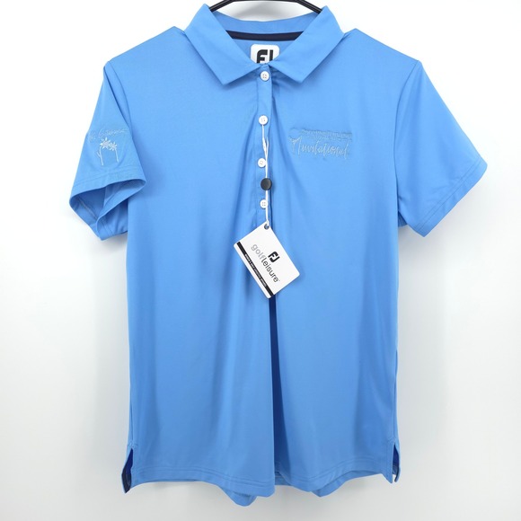 FootJoy Womens Polo Golfleisure M Blue Berkshire Hathaway Invitational - NWT
